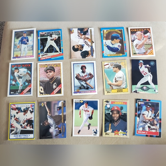 Lot Of 50 Baseball Cards. Bonds, Clemens, Puckett, Ryan, Etc. - Picture 2 of 4